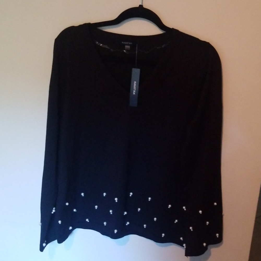 Black August Silk sweater